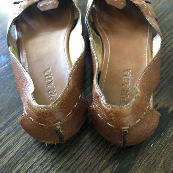 Prada Leather Ballet Slippers - Picture 4 of 5